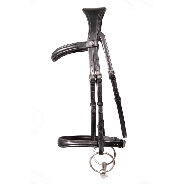 Bride Avec Cavesson Henry James HJ-BR-01 - BLACK